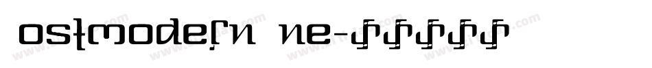 Postmodern One字体转换